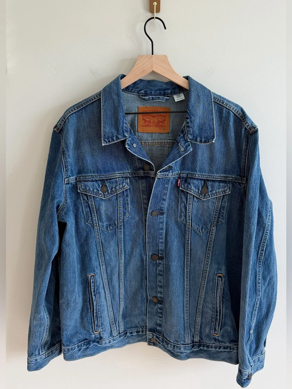 Levi’s Trucker Denim Jacket in Million Dollar Dark Wash